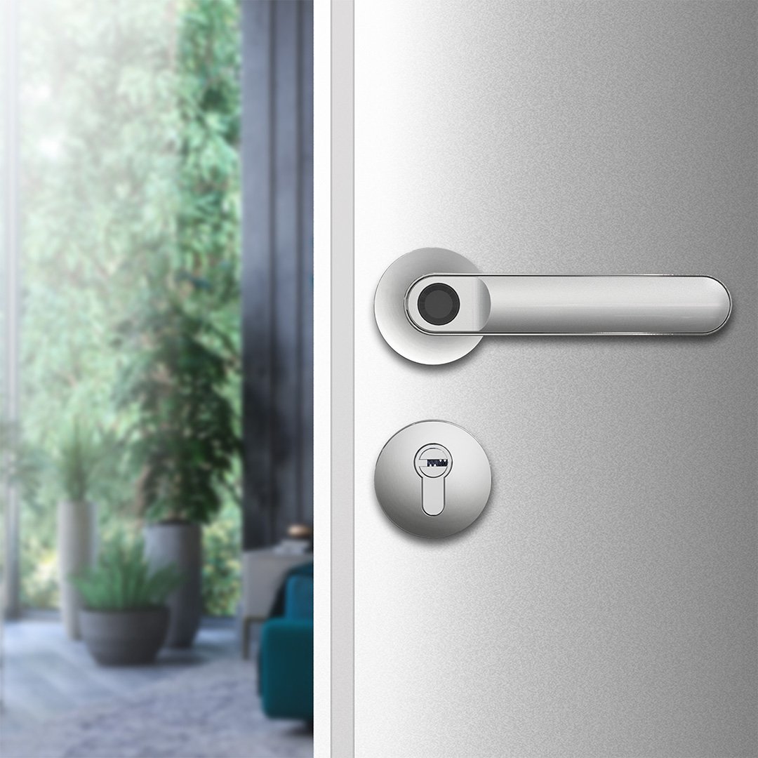 Cerradura Digital YMC410 plateada - Imagen 5