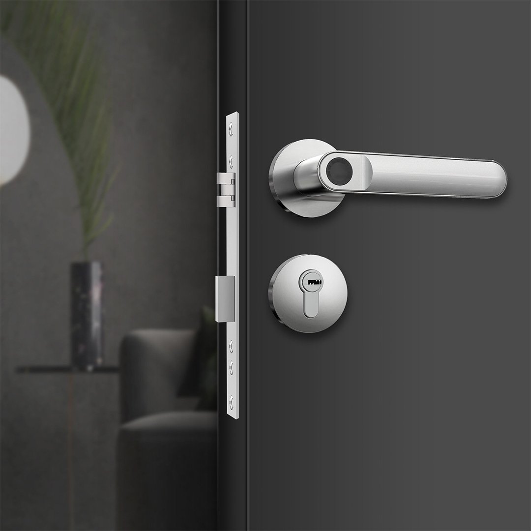 Cerradura Digital YMC410 plateada - Imagen 6