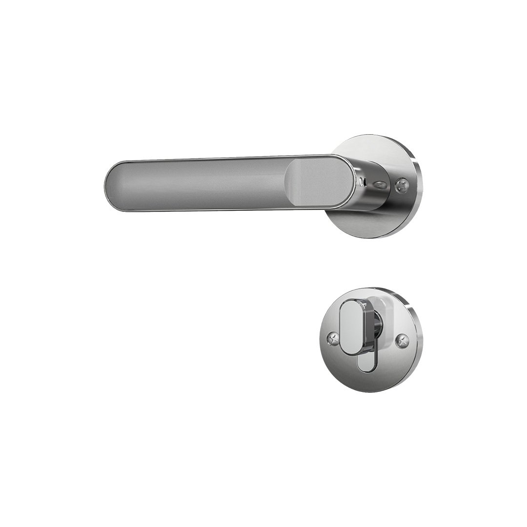 Cerradura Digital YMC410 plateada - Imagen 3